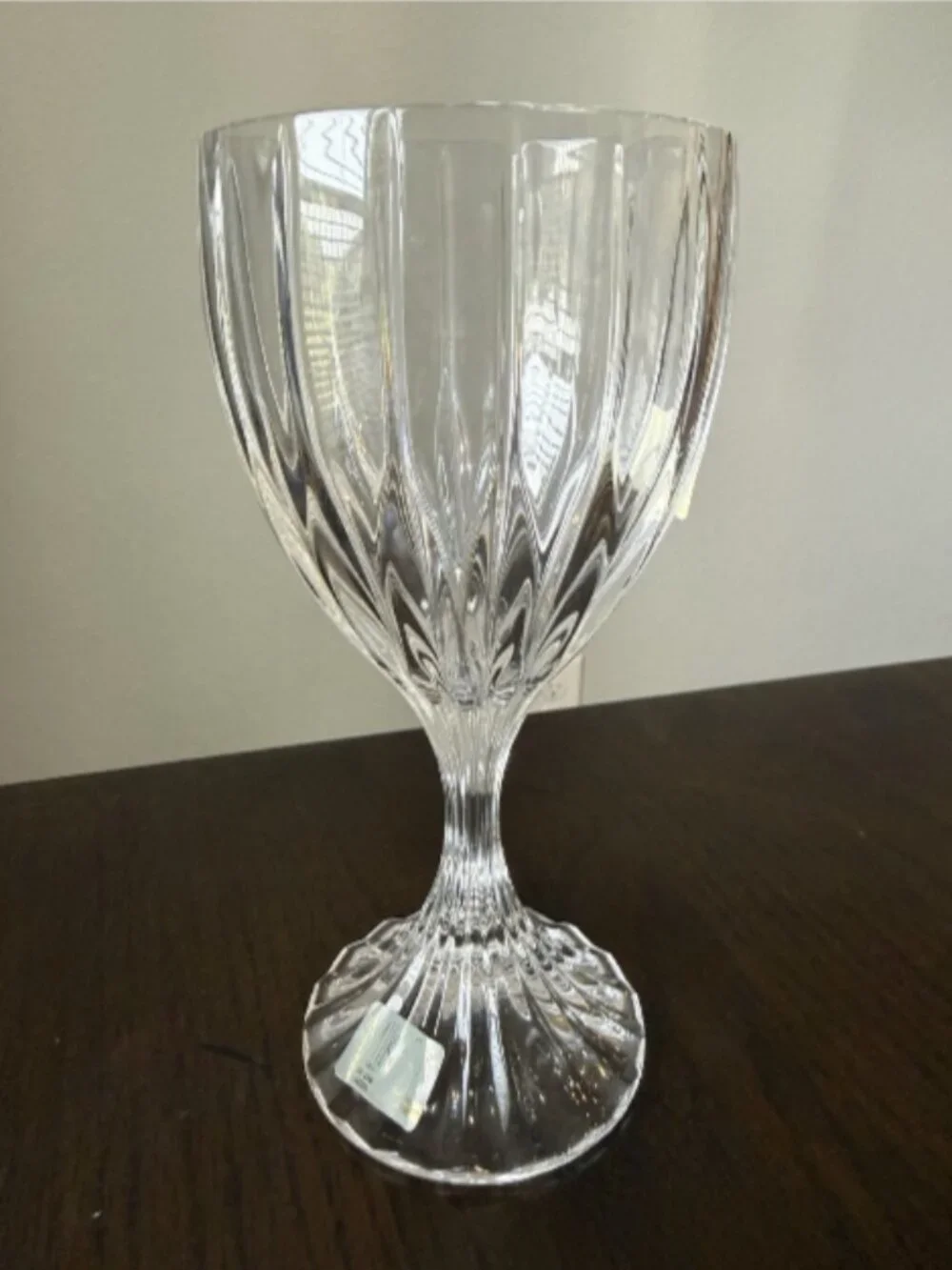 Mikasa Park Lane Crystal Wine Stem Glasses Vintage Set Of 4 NWT